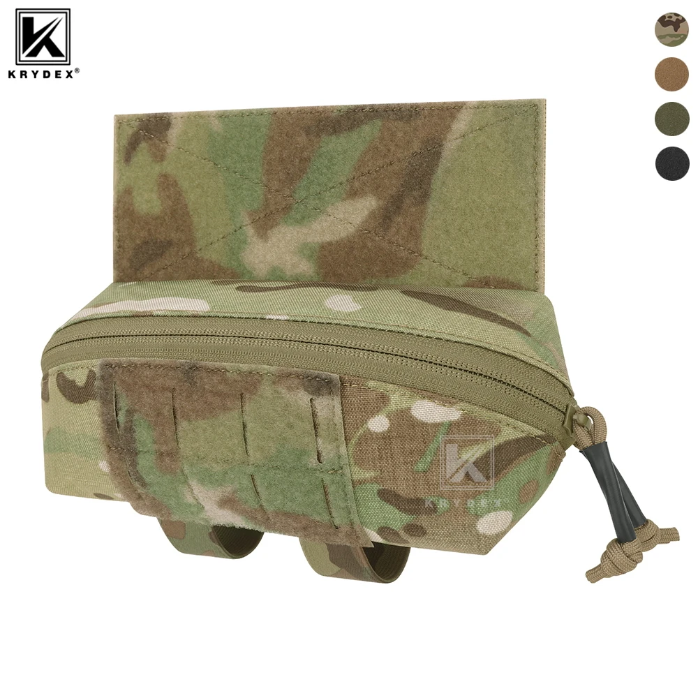 KRYDEX-Mini bolsa táctica Dangler, riñonera, bolsa de almacenamiento de herramientas para JPC CPC LBT D3CR MK3 MK4, accesorios para chaleco y plataforma de pecho