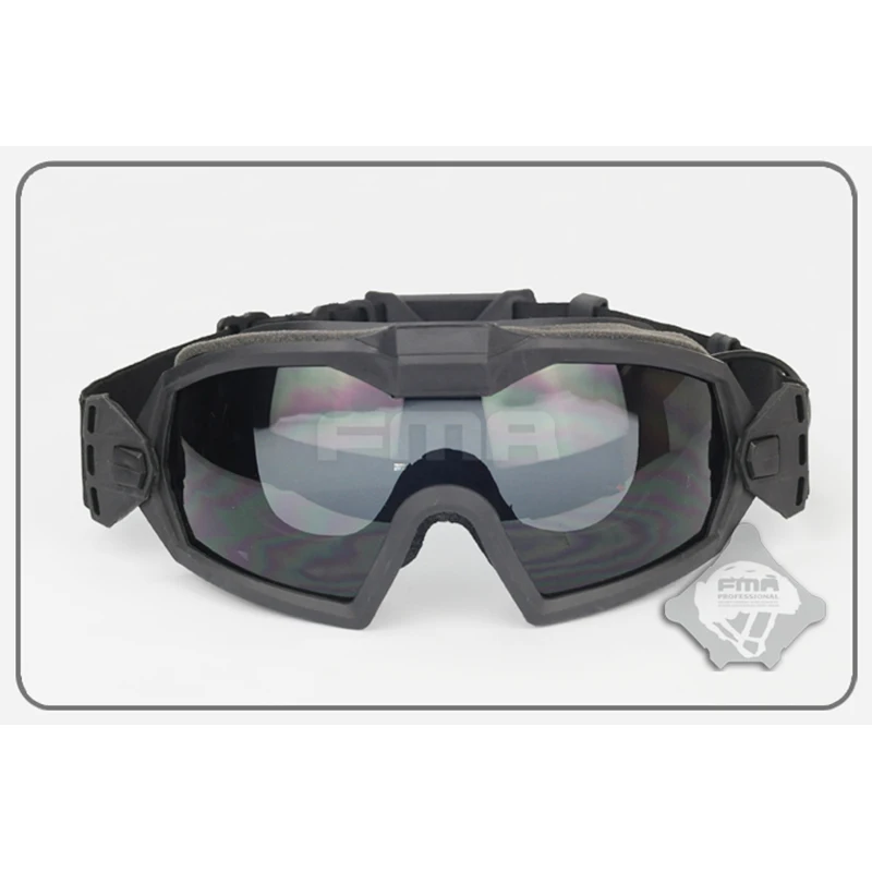 Gafas DE protección táctica caza senderismo FMA regulador DE LPG01BK12-2R versión actualizada con ventilador gafas DE/BK - imagen 5