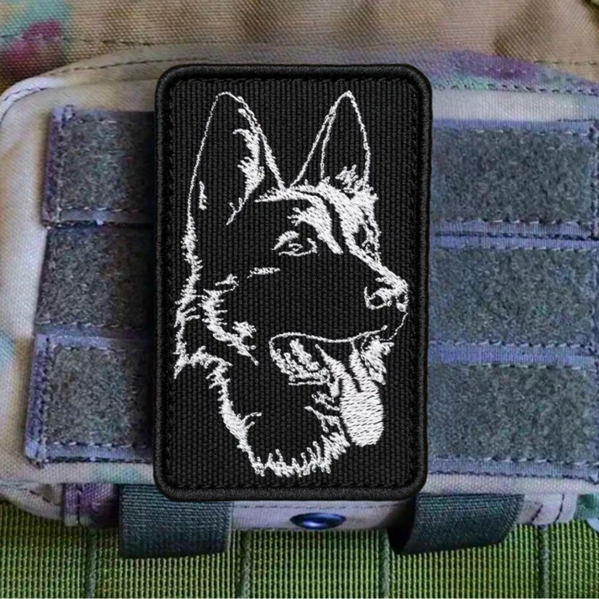 Insignia de moral de perro K9, parche táctico Doberman Pinscher, brazalete bordado de perro pastor alemán, parches militares, pegatina para mochila - imagen 4