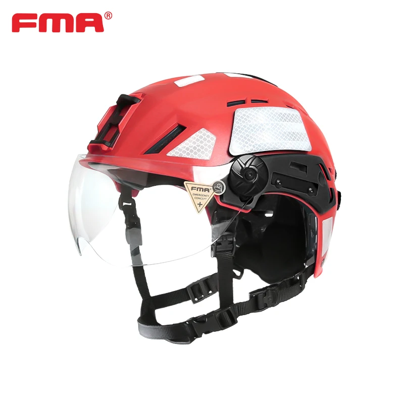 Casco táctico SAR de búsqueda de rescate FMA con gafas, accesorios de protección completa, casco de montañismo de rescate profesional - imagen 3