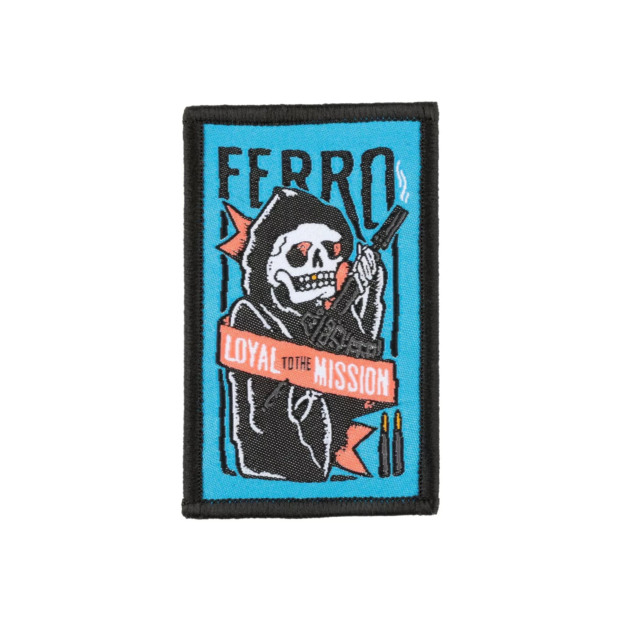 FERRO Loyal Reaper Mission parche de gancho y bucle, brazalete, insignia de moral, mochila, pegatinas tácticas, accesorios de Faraón - imagen 3