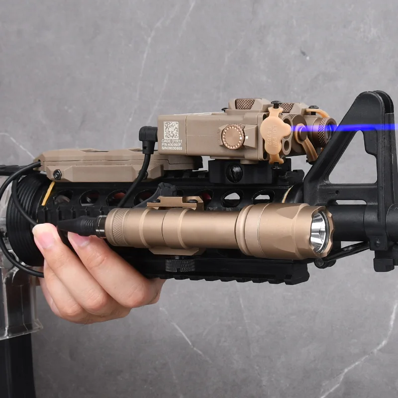 DBAL-A2 táctico versión simplificada Surefir M300A M600C juegos de linternas punto rojo indicador Airsoft apto para riel láser de caza de 20mm - imagen 3