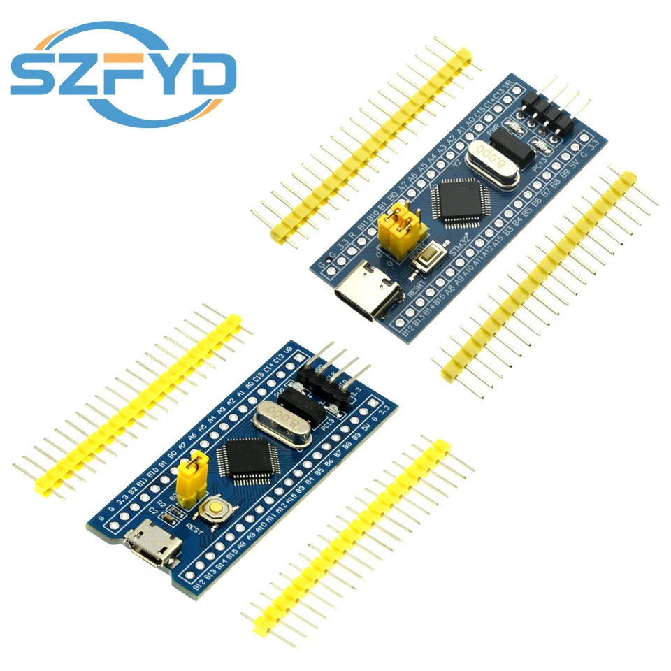 STM32F103C6T6 STM32F103C8T6 ARM STM32 Módulo de placa de desarrollo de sistema Micro TYPE-C mínimo para Arduino