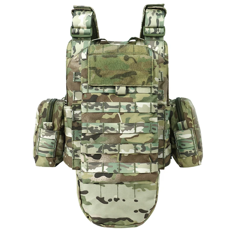 Chaleco de camuflaje de cuerpo completo multifuncional, portador de placa, Chalecos tácticos de liberación rápida, chaleco táctico de seguridad, chaleco táctico extraíble - imagen 5