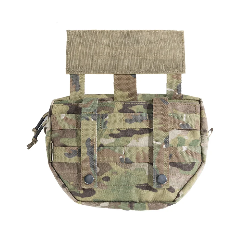 Paquete EDC de doble capa para exteriores, riñonera táctica Molle para hombre, chaleco de nailon, bolsa colgante, riñonera, bolsas de accesorios para acampar y cazar - imagen 5