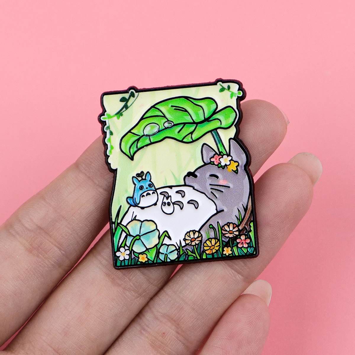 Pin esmaltado de gato para solapa, conjunto de broche de dibujos animados de Anime, decoración de ropa, alfileres de Metal, mochila, sombrero, insignia, accesorios, 5 uds. - imagen 4