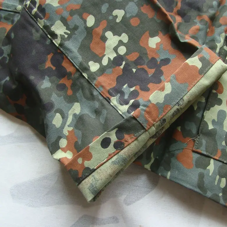 Pantalones de entrenamiento alemanes con manchas, pantalones para exteriores, pantalones de tela de sarga sin puños con cordón - imagen 4