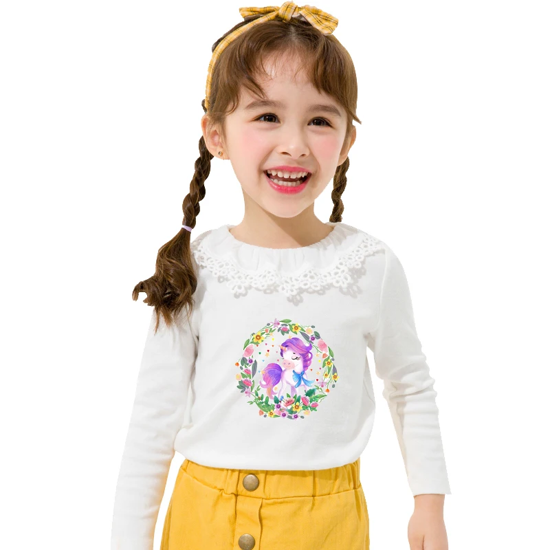 Transferencia de hierro DIY unicornio arcoíris transferencia térmica de calor parche para ropa chica de dibujos animados parches para planchar para apliques de ropa - imagen 3