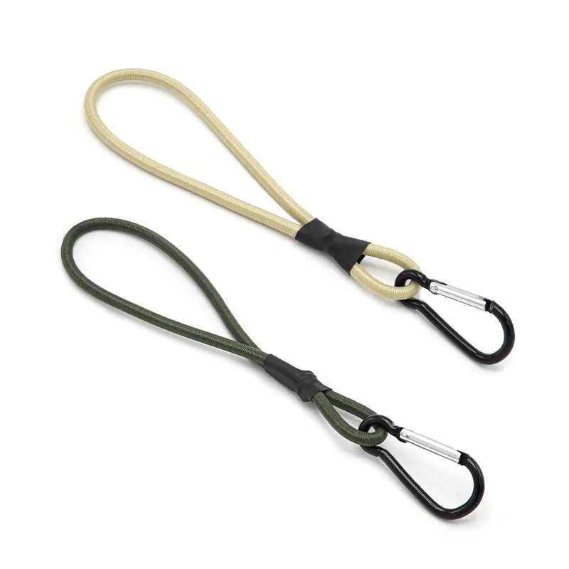 Gancho de montañismo de cuerda elástica para exteriores, hebilla de cuerda elástica portátil multifuncional para acampar, cuerda de tracción para cortina, clavo de tierra - imagen 4
