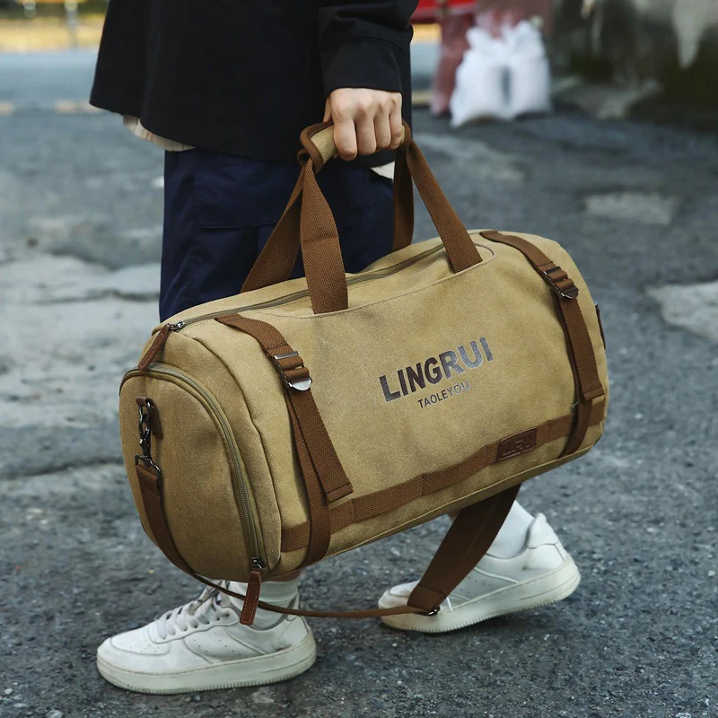 Bolsa deportiva para gimnasio, Fitness, Yoga, bolsa de viaje con zapatos, bolsa seca y húmeda para senderismo al aire libre, bolsas para acampar, mochila escolar de negocios grande - imagen 4