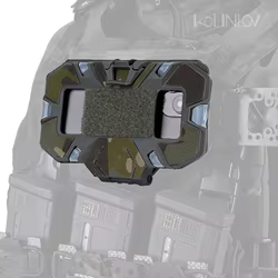 Parche mágico de camuflaje para soporte táctico para teléfono MOLLE, tablero de navegación plegable para exteriores, accesorio para chaleco de caza para teléfono móvil