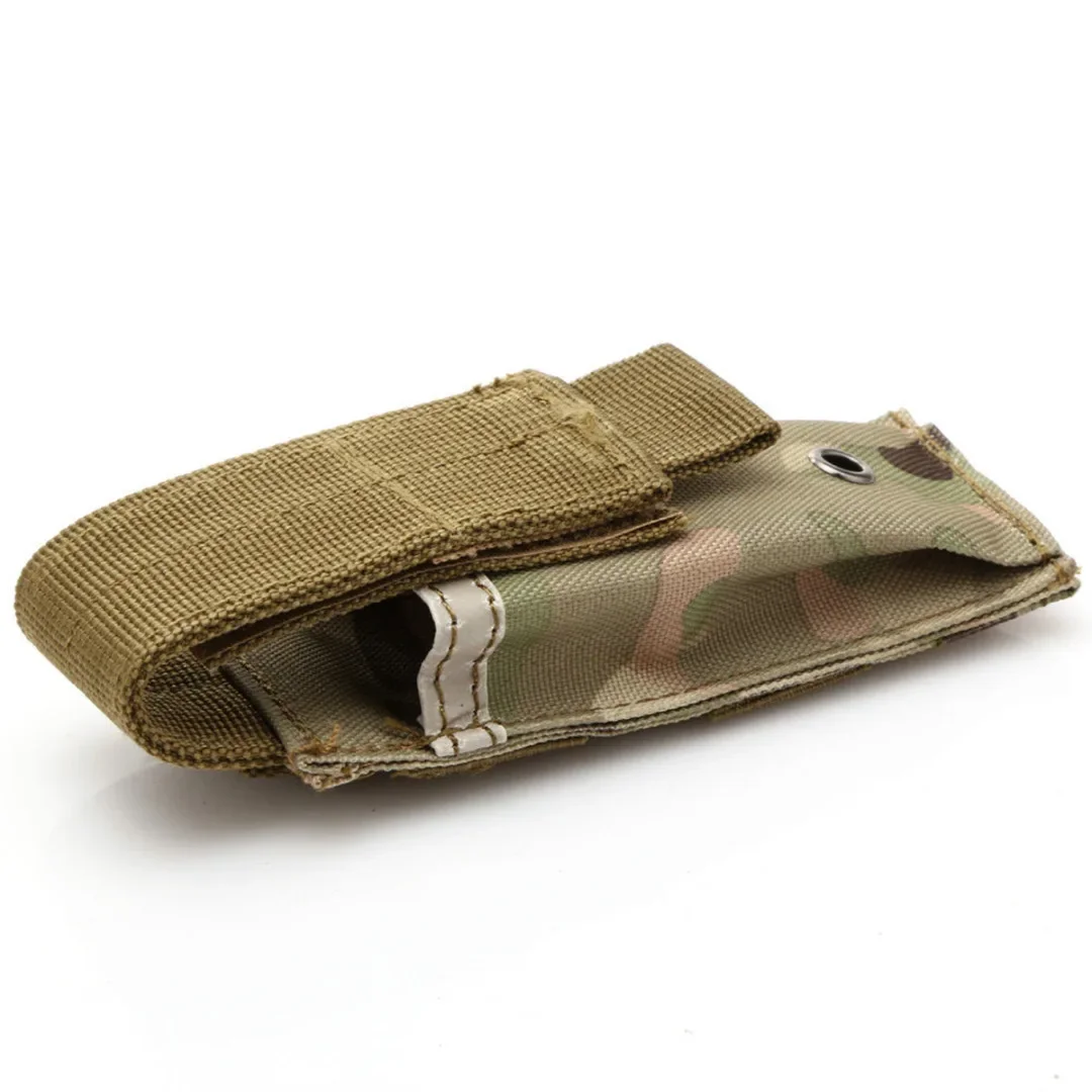 Funda táctica pistola con sistema MOLLE para linterna y cargador - imagen 2