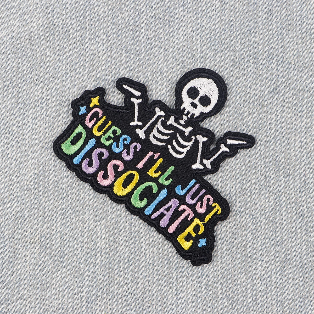 Parche bordado divertido para Halloween, parches termoadhesivos para planchar en la ropa, insignias para coser DIY - imagen 4