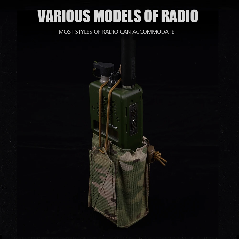 SPUD-bolsa táctica para colgar en el pecho, chaleco de caza para Airsoft al aire libre, portador de placa, bolsa de Radio Molle multiusos - imagen 5