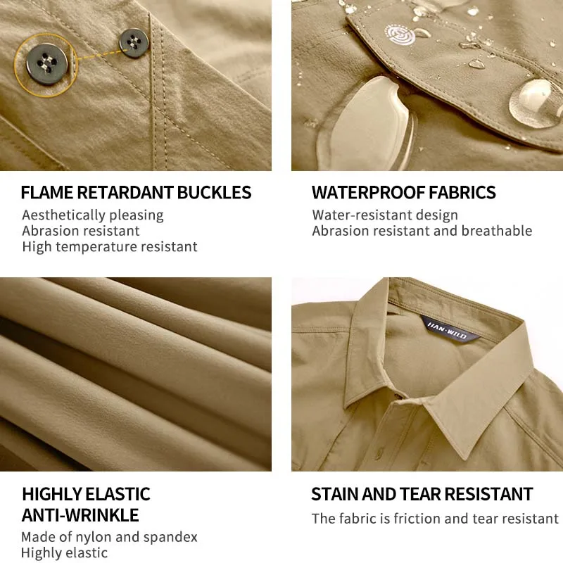 Camisas de senderismo para hombre, pantalones, uniforme de combate, pantalón táctico ligero Airsoft, conjunto de trabajo, ropa de caza al aire libre - imagen 5