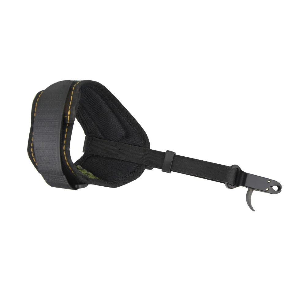 1 pieza 360 °   Mandíbulas giratorias para tiro con arco, herramienta de ayuda para liberar arco compuesto, correa de muñeca de lona, arco compuesto, tiro, accesorios para objetivo de caza - imagen 4