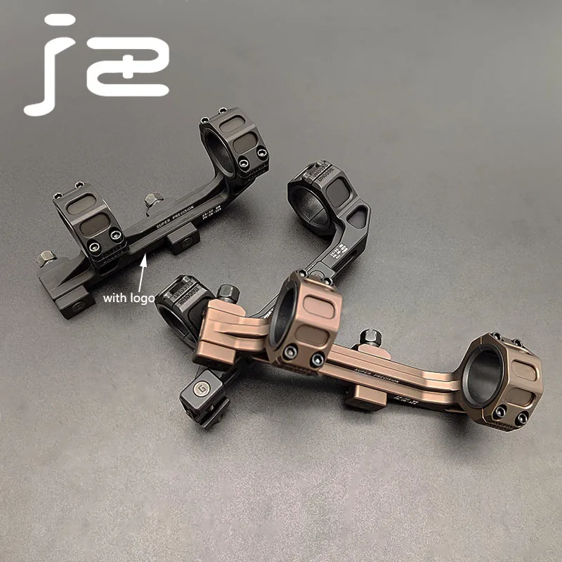 Base de alcance para Rifle GEISS, montaje de alcance óptico Airsoft de 25,4mm/30mm con nivel de burbuja para caza al aire libre, piezas de riel Picatinny de 20MM - imagen 2