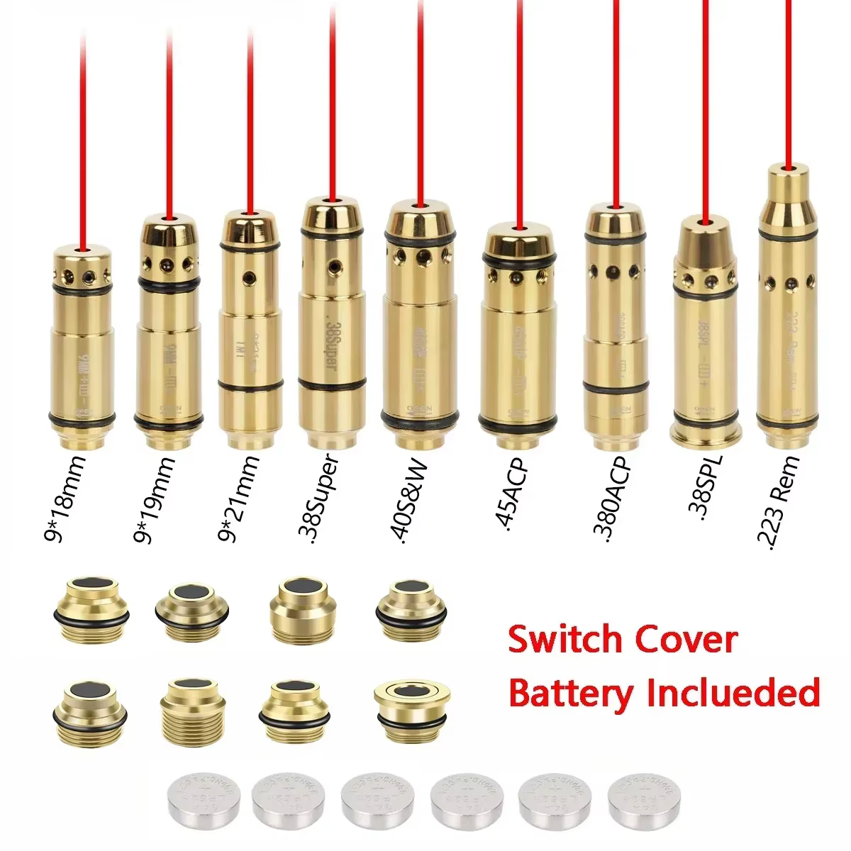 Entrenador láser multicalibre con interruptor trasero para tiro en seco - imagen 2