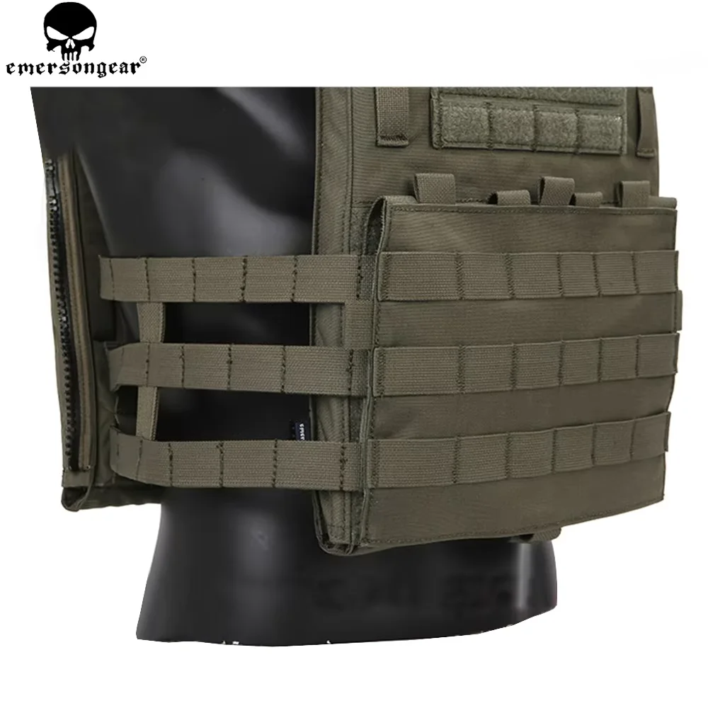 EMERSONGEAR chaleco AVS ligero Airsoft combate Paintball caza al aire libre Molle chaleco portador de placa chaleco negro multicamuflaje EM7398 - imagen 5