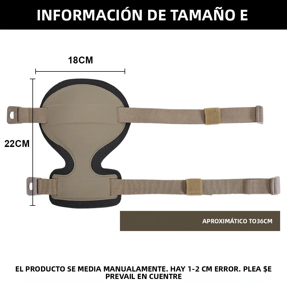 Rodilleras de entrenamiento estilo arco táctico, rodilleras de combate, equipo de protección para deportes al aire libre, aventura, senderismo, Airsoft, caza, combate - imagen 3