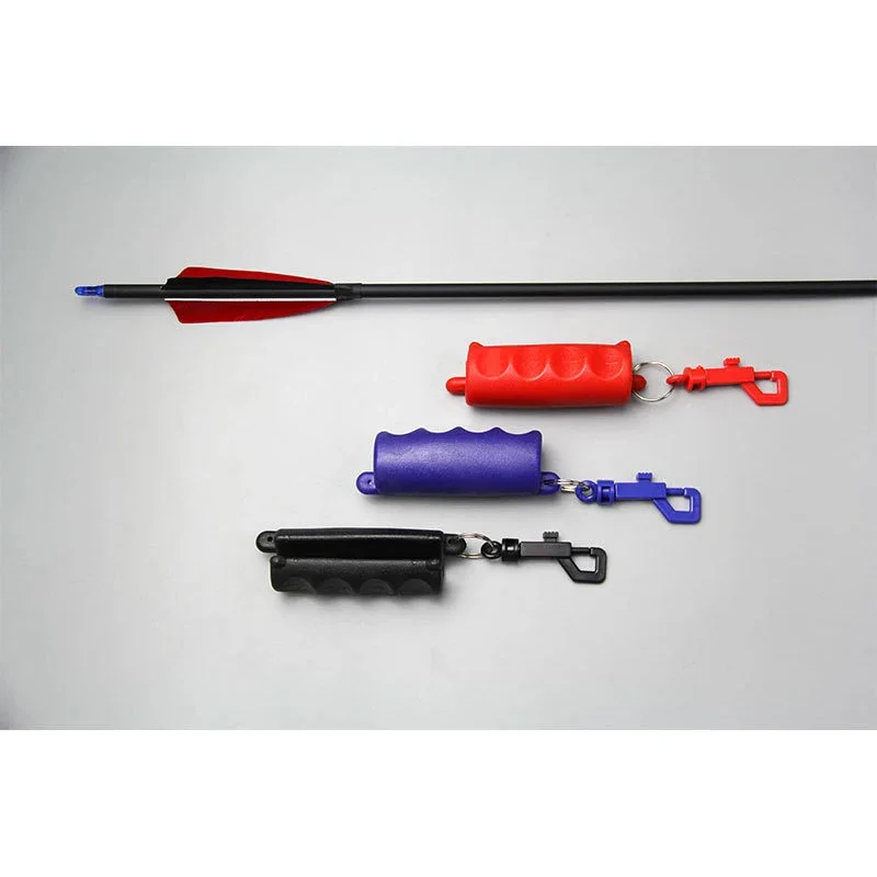1/2 Uds. Gel de goma para disparar tiro con arco flecha de goma para exteriores pistola de tirar quitar accesorios de flecha con llavero herramienta objetivo - imagen 4