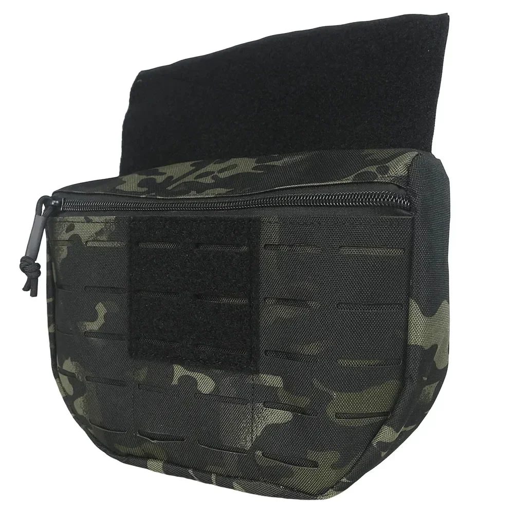 Bolsa táctica con bolsillo frontal para exteriores, paquete EDC para hombre, bolsa de cintura Molle, chaleco, bolsa colgante, riñonera, accesorios para acampar y cazar - imagen 3