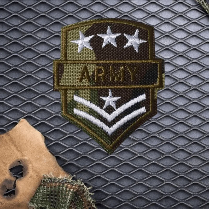 Parche bordado 3D táctico para sombreros, insignia de moral con gancho y bucle, pegatina decorativa para mochila, brazalete, parches para planchar para ropa - imagen 5