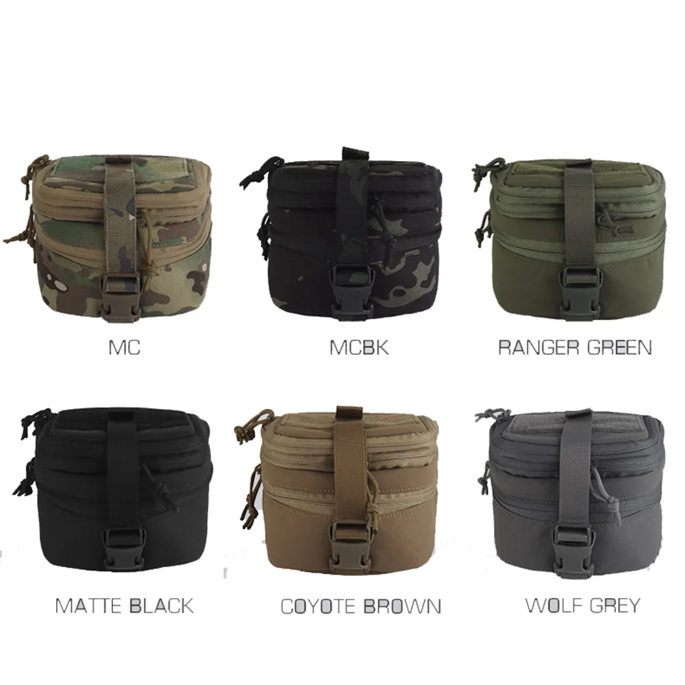 Bolsa binocular NVG expandible acolchada táctica, bolsa de almacenamiento para gafas de visión nocturna acolchada MOLLE para caza al aire libre - imagen 5