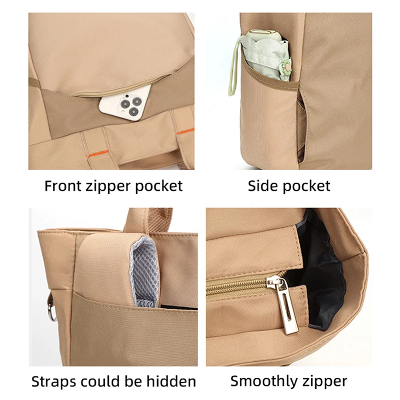 Mochila impermeable de gimnasio para mujer, bolso de mano grande para viaje al aire libre, entrenamiento, Yoga, natación, ordenador portátil, mochila cruzada para viajes - imagen 5