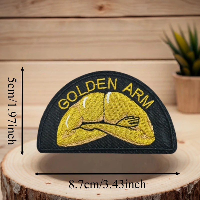 Parche bordado de Husky siberiano, chaleco táctico, insignia de moral con gancho y bucle, pegatinas decorativas para mochila, parches para brazalete para ropa - imagen 2