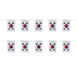 SKY FLAG Banderas coreanas de cuerda 14x21 cm