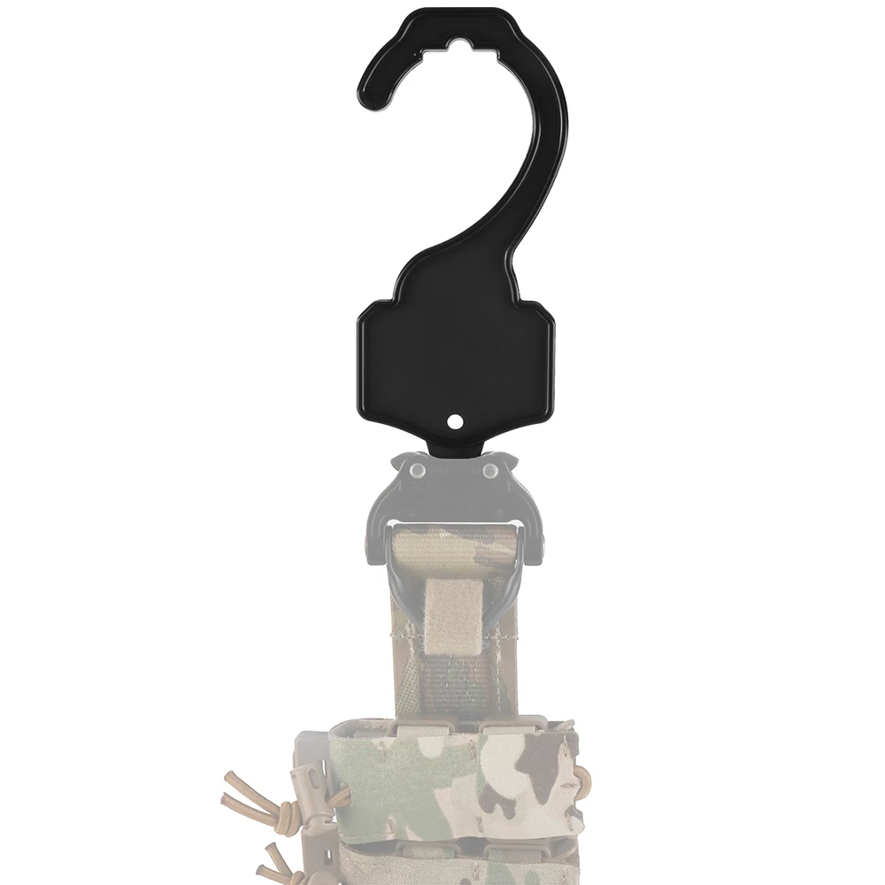 Cinturón táctico con gancho, cinturones para colgar en la cintura, exhibición del armario, hebilla de nailon de despliegue rápido, faja de caza Aisoft, accesorios colgantes - imagen 5