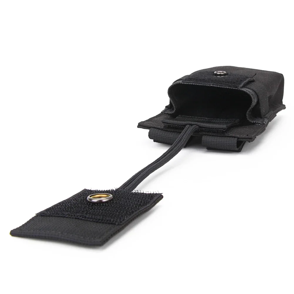 Accesorio de acampada, funda de intercomunicación de tela Oxford, cinturón táctico, portaherramientas EDC, bolsa Molle para Walkie Talkie - imagen 5