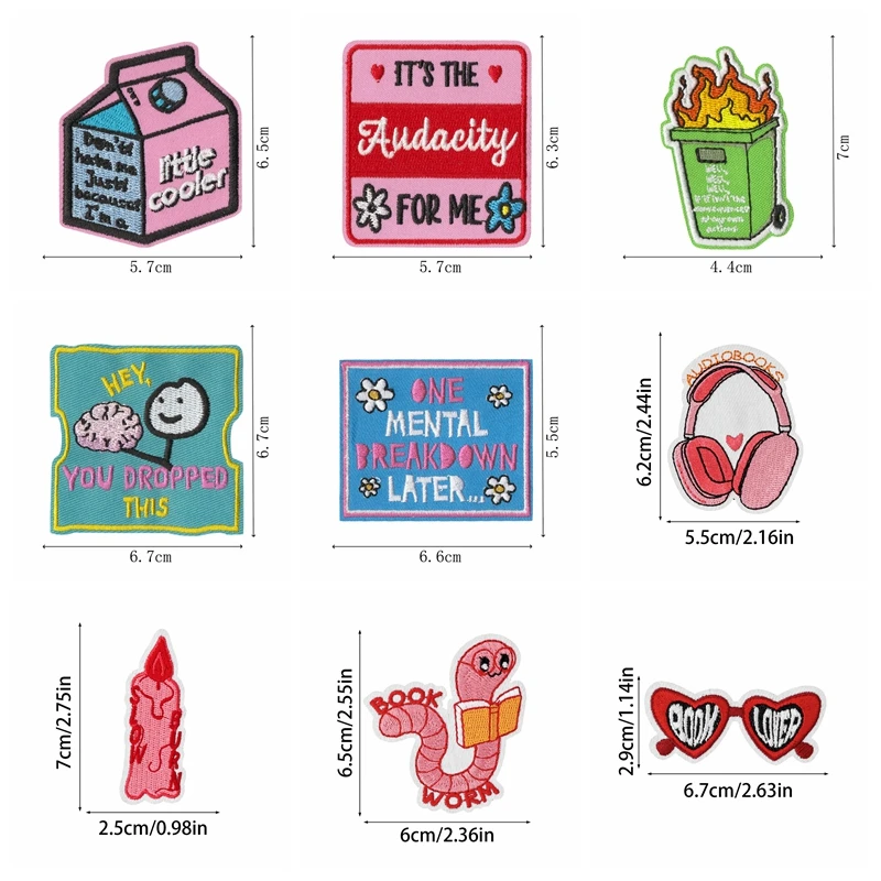 10 Uds. Parche bordado de ganso divertido parche de animales de dibujos animados parches para planchar para ropa parches termoadhesivos parche de gato pato DIY - imagen 3