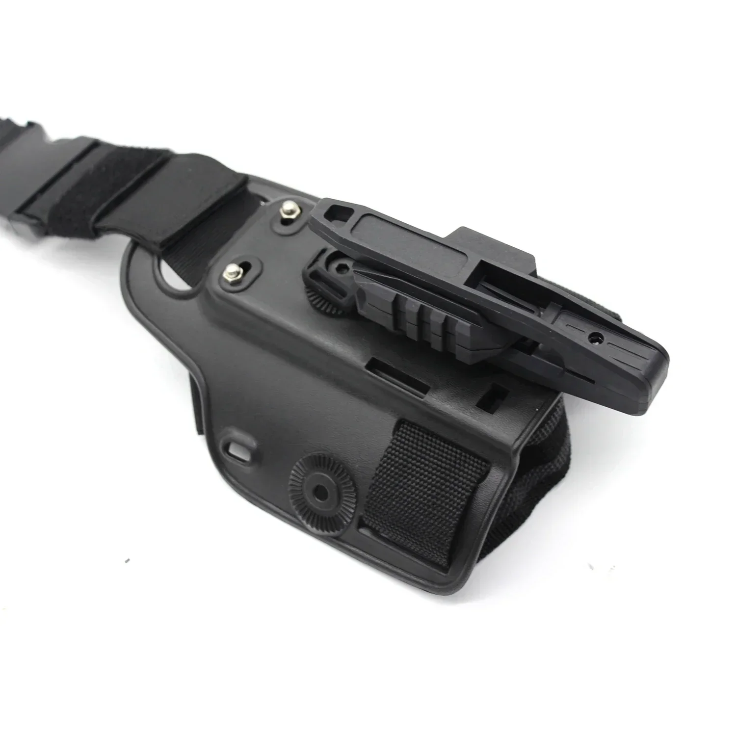 Funda para pistola de 9mm, funda táctica para pistola Lef, funda para caza, cintura, muslo, Pisolt, con soporte para pistola de riel para GL 9mm SW40 357 - imagen 3