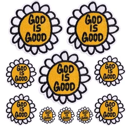 Parche bordado flor de sol - termoadhesivo para uniforme táctico