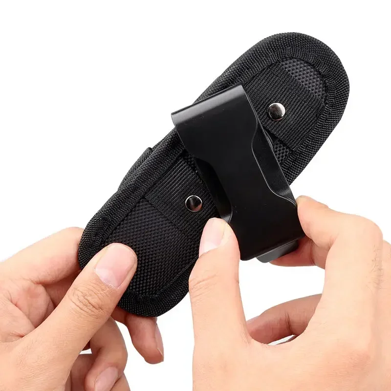 Bolsa táctica para linterna giratoria de 360 grados, funda con funda, iluminación de caza, Kits de supervivencia, bolsa - imagen 5