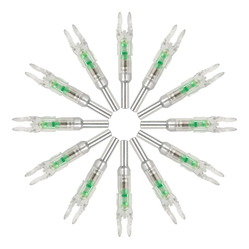 3 uds flecha de tiro con arco LED Nocks iluminados OD 6,2mm luz brillante de alta calidad para accesorios deportivos de caza nocturna - imagen 2