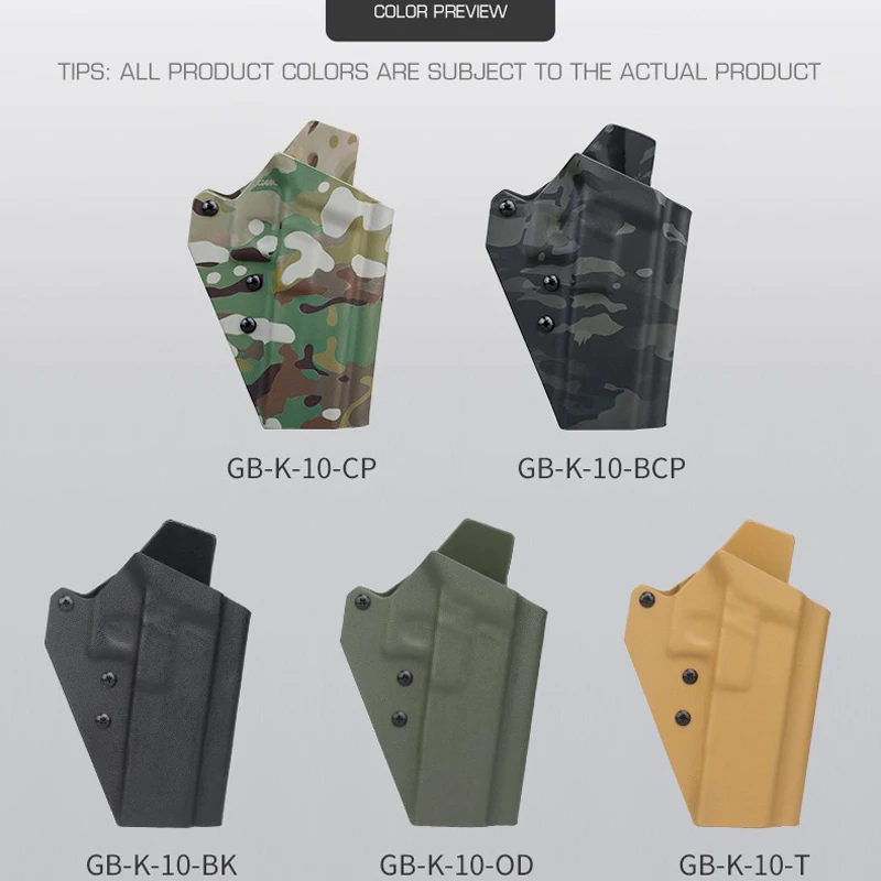 Funda para Glock 34, funda Airsoft de caza de liberación rápida, tiro táctico ligero, dibujo rápido - imagen 2