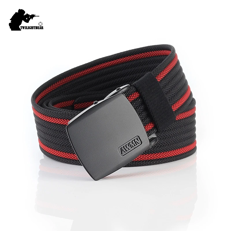 Cinturón informal de nailon Real para hombre y mujer, cinturón tejido Unisex, ligero, más fuerte, a la moda, AF2655 - imagen 4