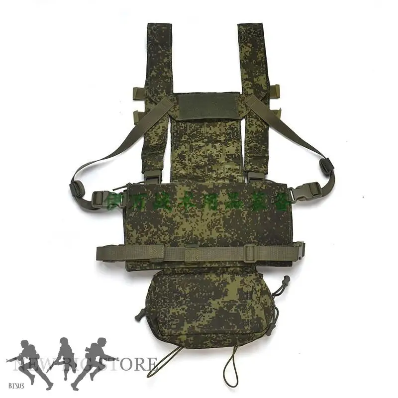 Táctico desmontable pequeño hombre verde EMR camuflaje bala colgar ligero D3 táctico pecho colgar equipo de paintball - imagen 2