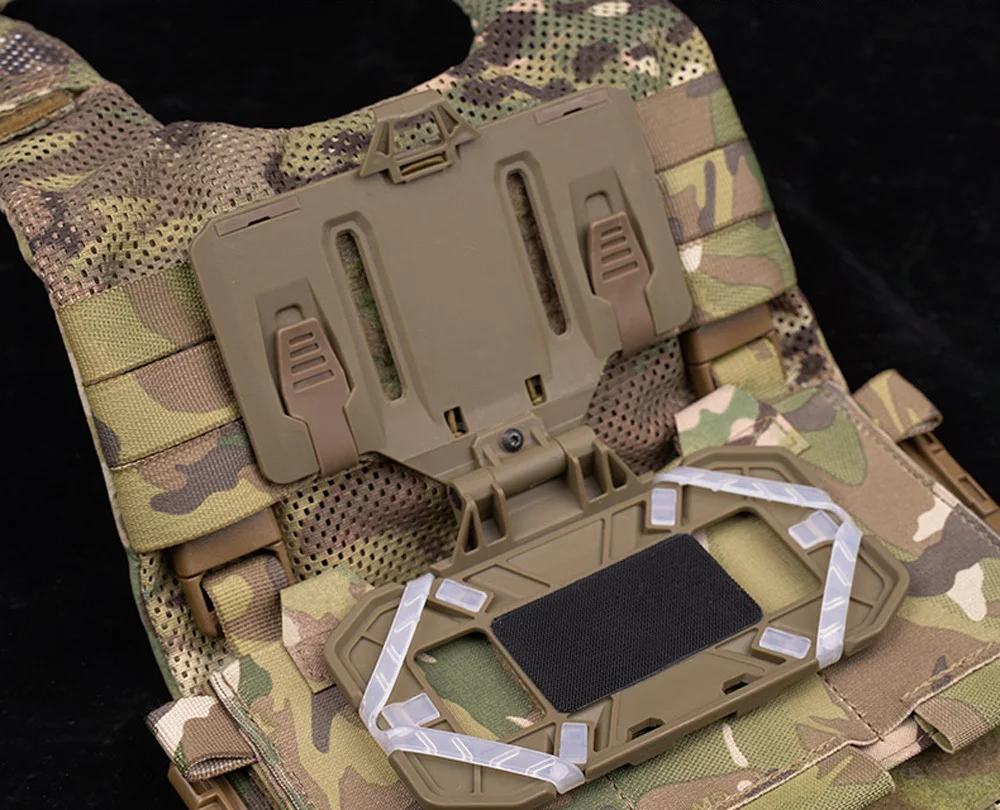 Bolsa táctica portapecho MOLLE con soporte para teléfono y funda mapa - imagen 5