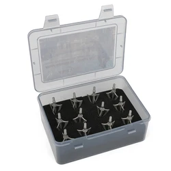 Estuche portátil para puntas de flecha con forro esponja seguro