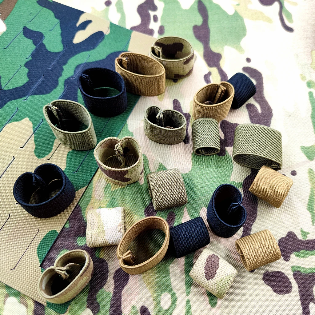 5 unids/lote cinta elástica de almacenamiento cinta de acabado envoltura de cintura cinta elástica lazo para cables correa mochila hebilla multifuncional - imagen 3