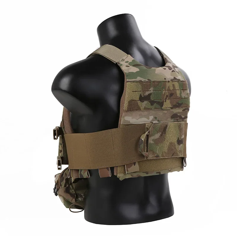 Emersongear-Chaleco táctico para estilo FCS con equipo de pecho MK, armadura corporal, chaleco de caza Airsoft, Camping, senderismo, EM7407 - imagen 4