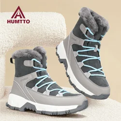 Botas montaña altas mujer HUMTTO – Invierno térmicas lana impermeables trekking snow