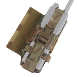 Bolsa lateral radio táctica MOLLE con liberación rápida – Airsoft