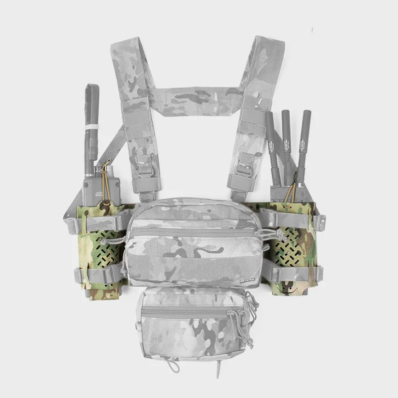 Chaleco táctico SS, bolsa de Radio multiusos, bolsa para Walkie Talkie, expansor de estilo SS Mk2 para MK5/LV119, 1 par - imagen 4