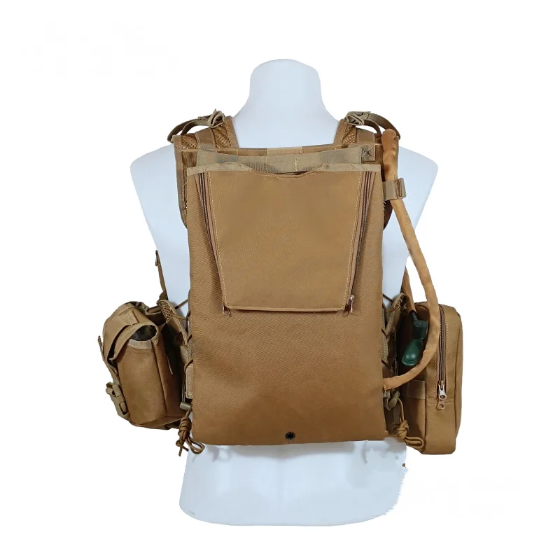 Chaleco de aramida ignífugo multifuncional para exteriores, equipo de transporte para Escape de autorescate, ignífugo, táctico, Oxford - imagen 4