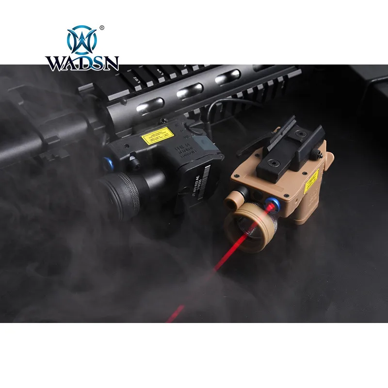 WADSN Airsoft-arma de Rifle de caza LLM01 montada hacia abajo, luz de puntero láser IR roja con linterna Led blanca de 350 lúmenes, nueva versión - imagen 4